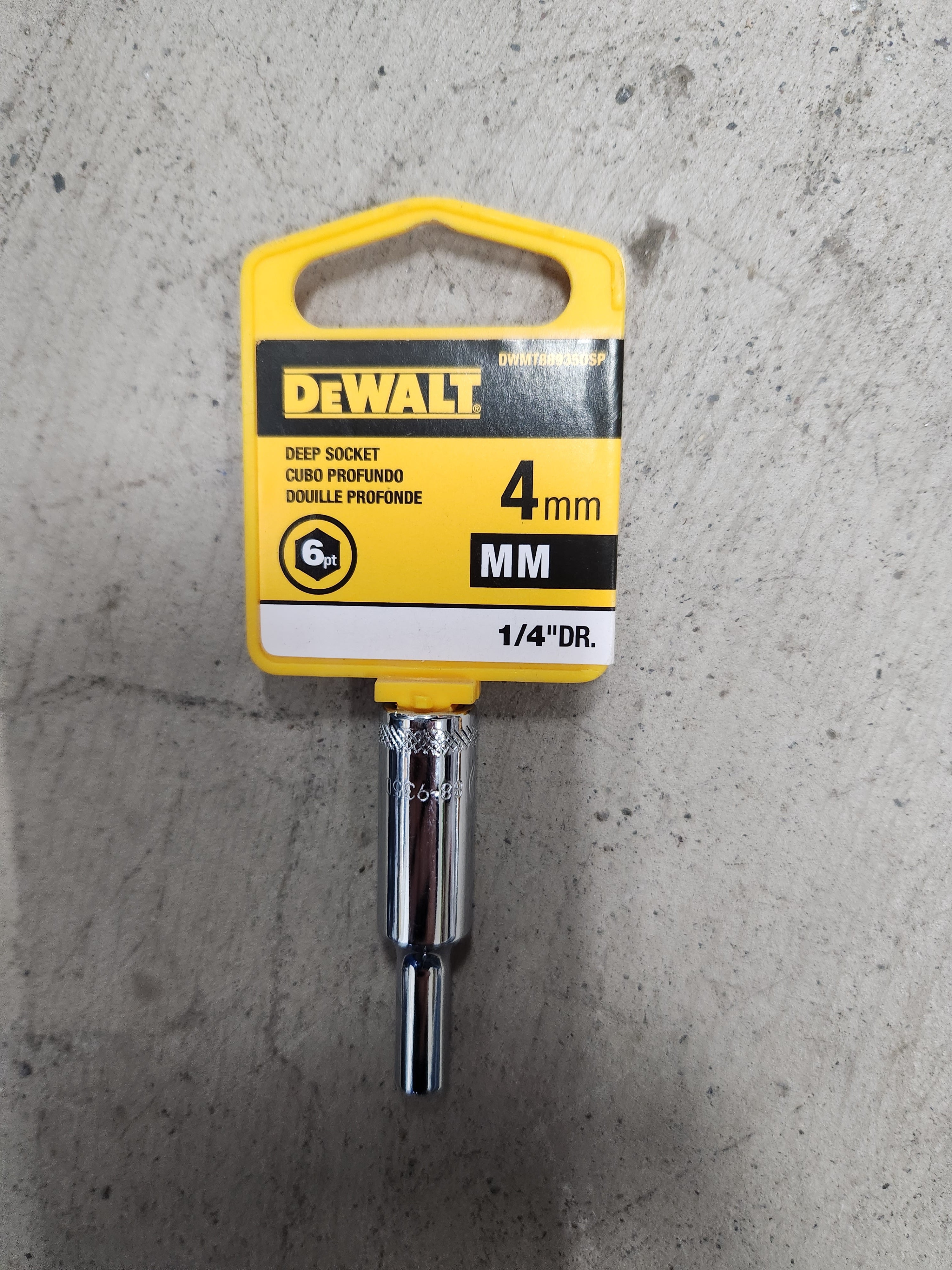 Dewalt Deep Sockets 6pt (Variety of sizes) (MM - Metric)