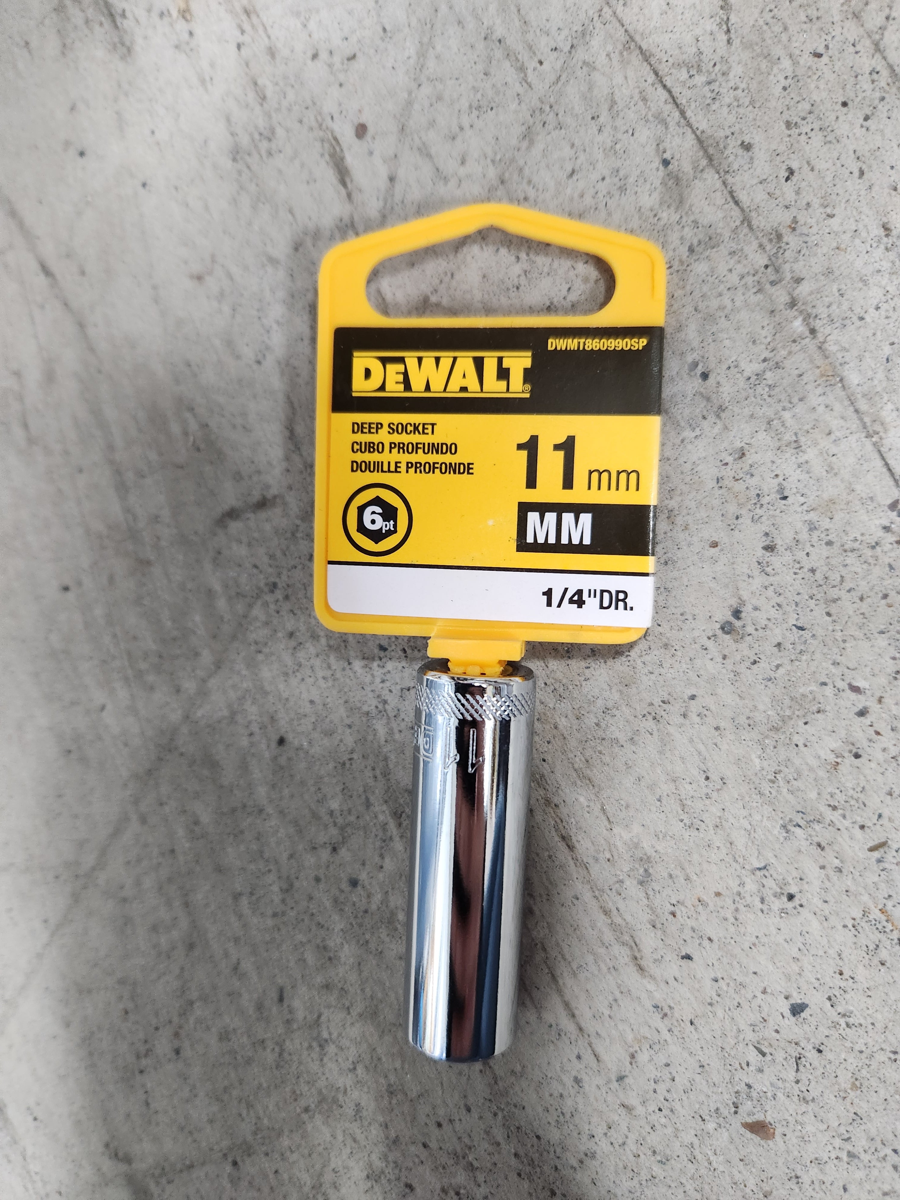 Dewalt Deep Sockets 6pt (Variety of sizes) (MM - Metric)