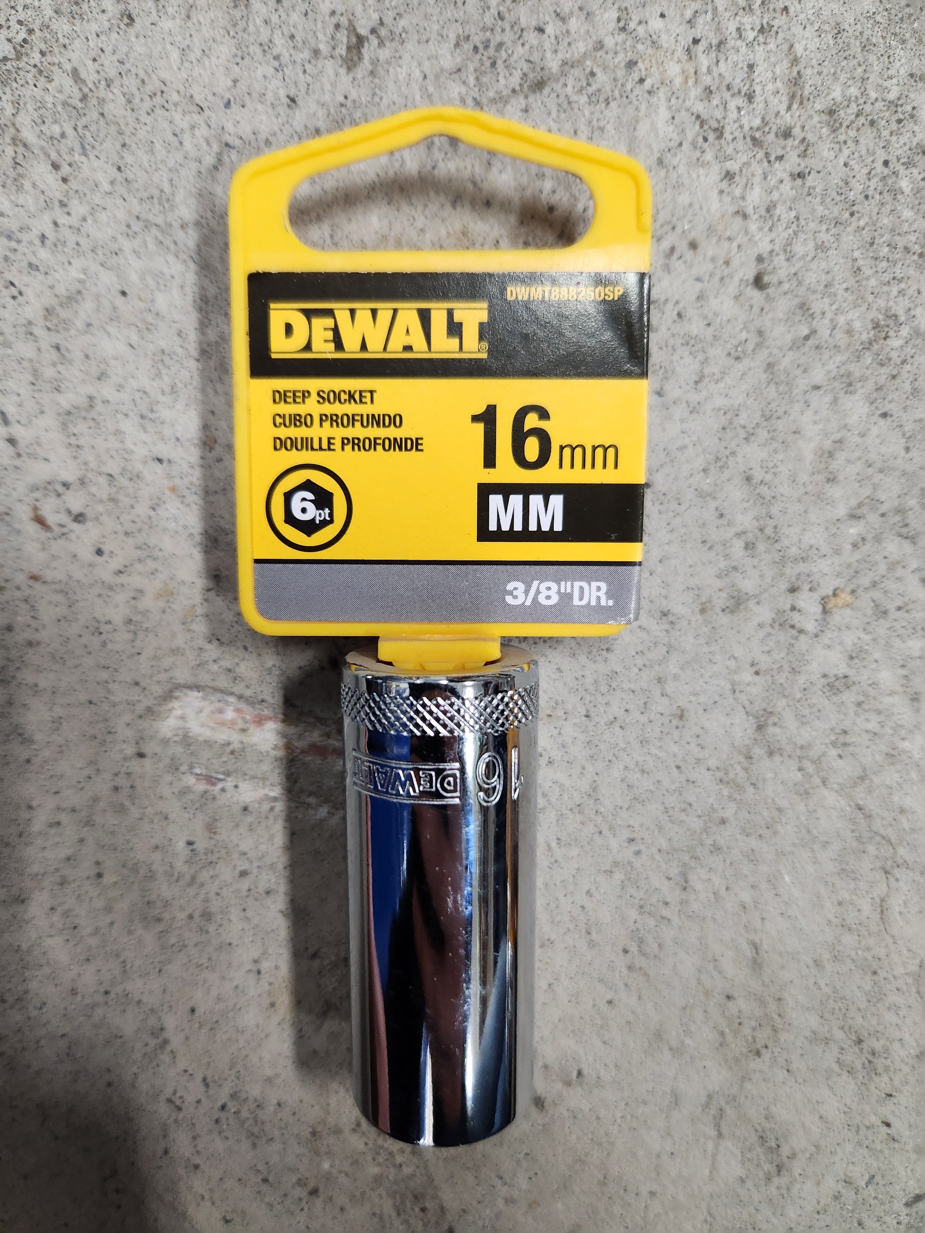 Dewalt Deep Sockets 6pt (Variety of sizes) (MM - Metric)