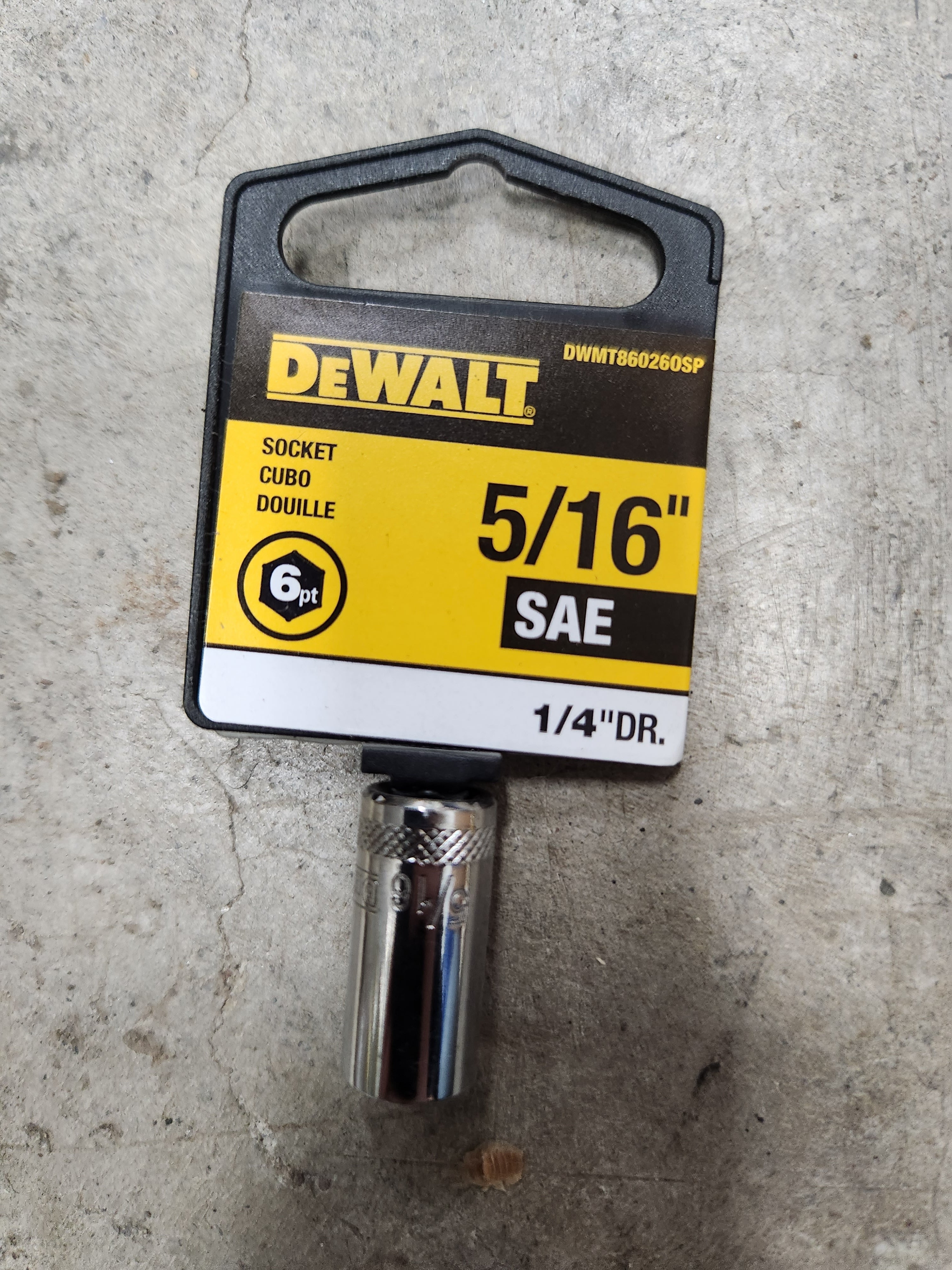 Dewalt Sockets (Variety of sizes) (SAE - Standard)