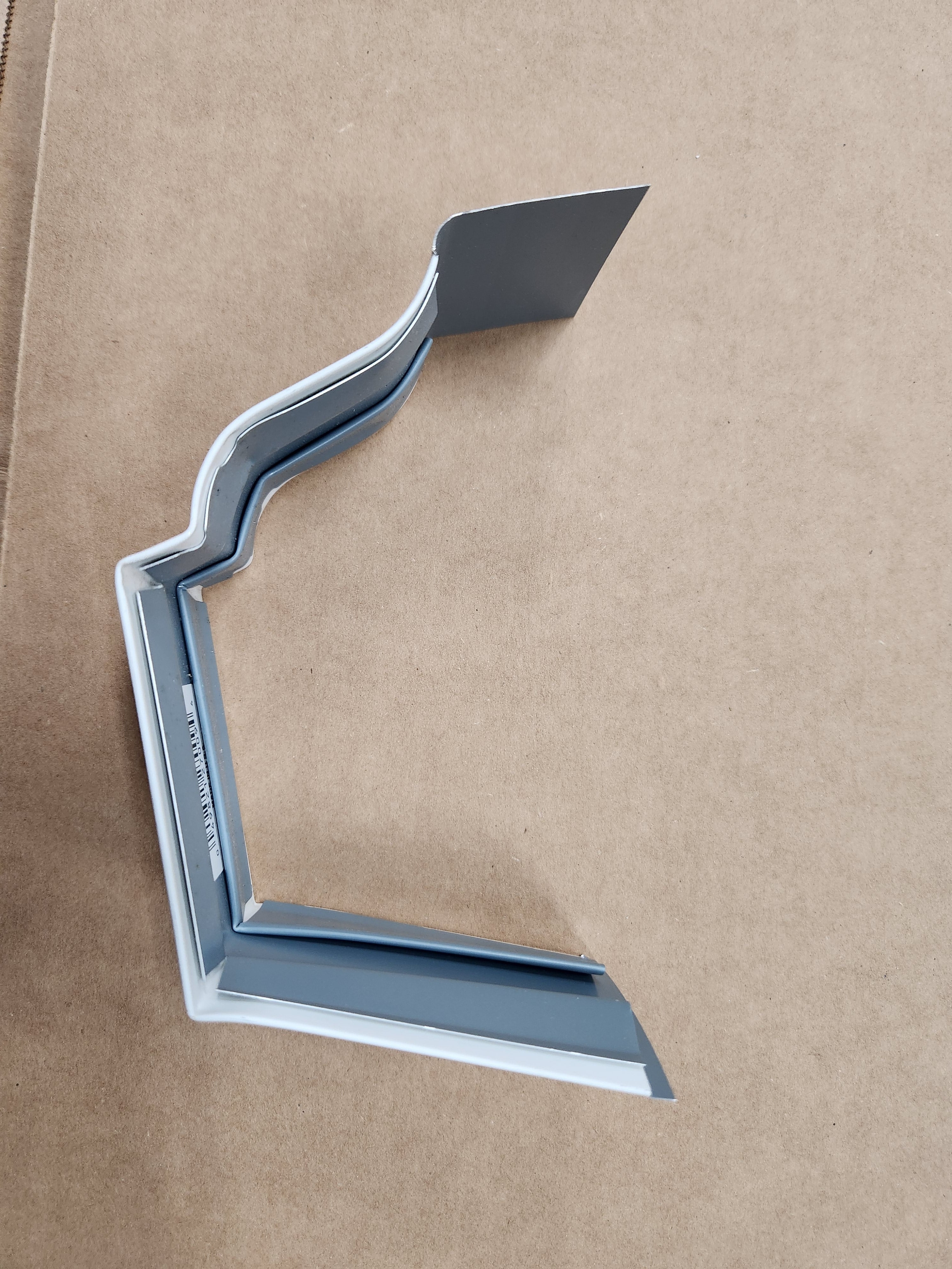 Amerimax 5 in. White Aluminum K Slip Joint Connector -- 27-009