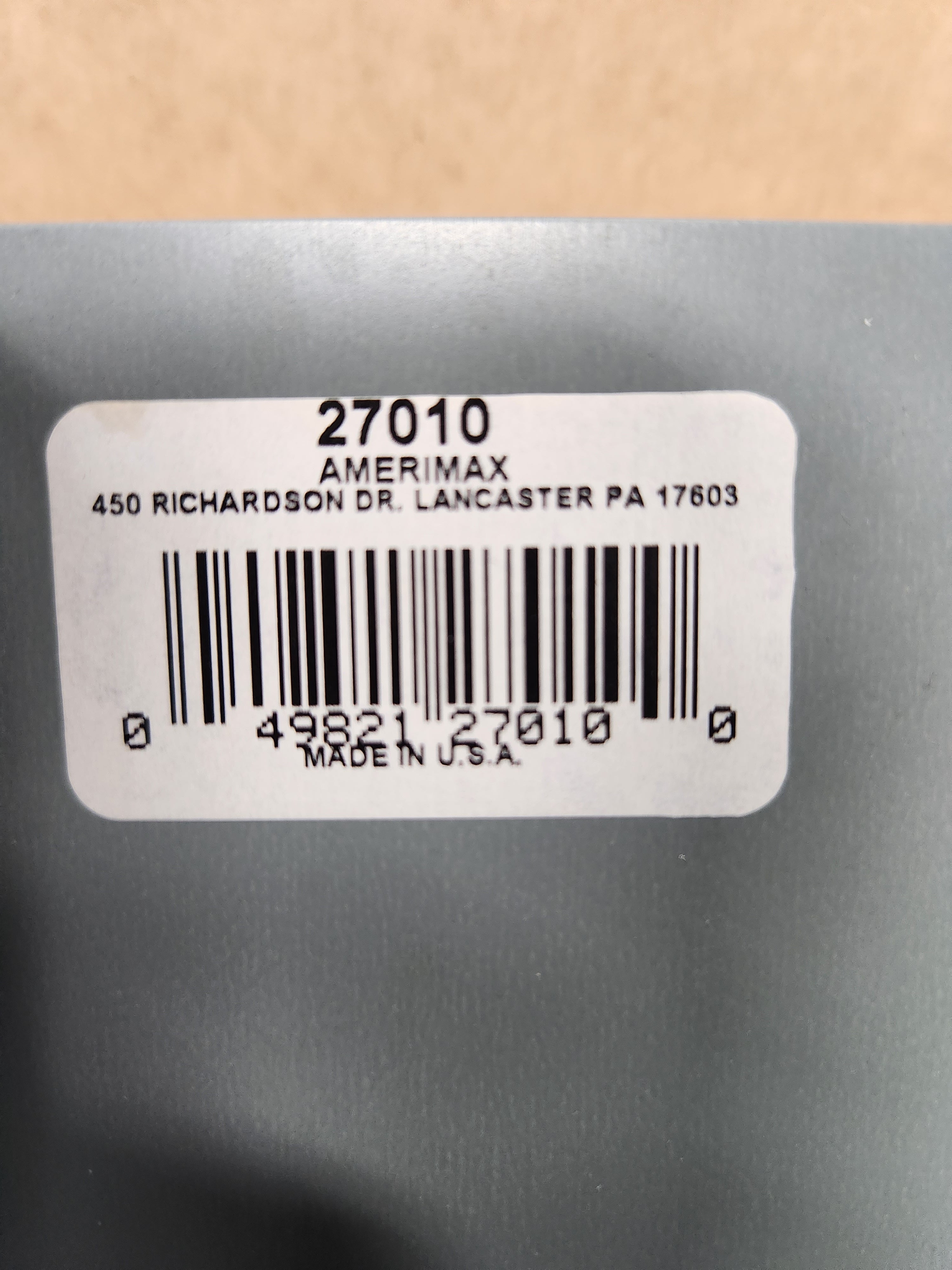 Amerimax 5in X 10in White K-Style Gutter End with Drop - 27-010