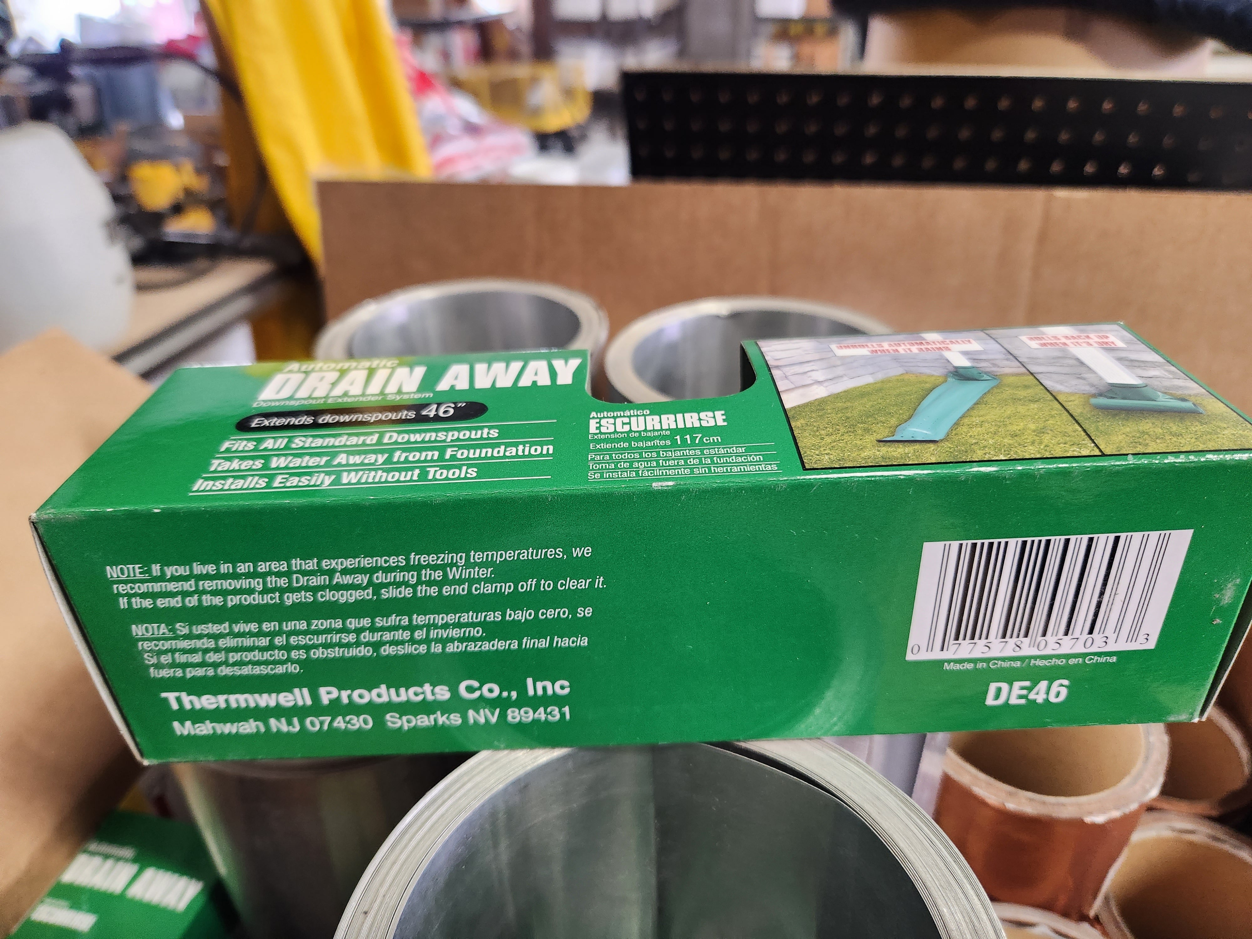 Frost King Automatic Drain Away - Downspout Extender System