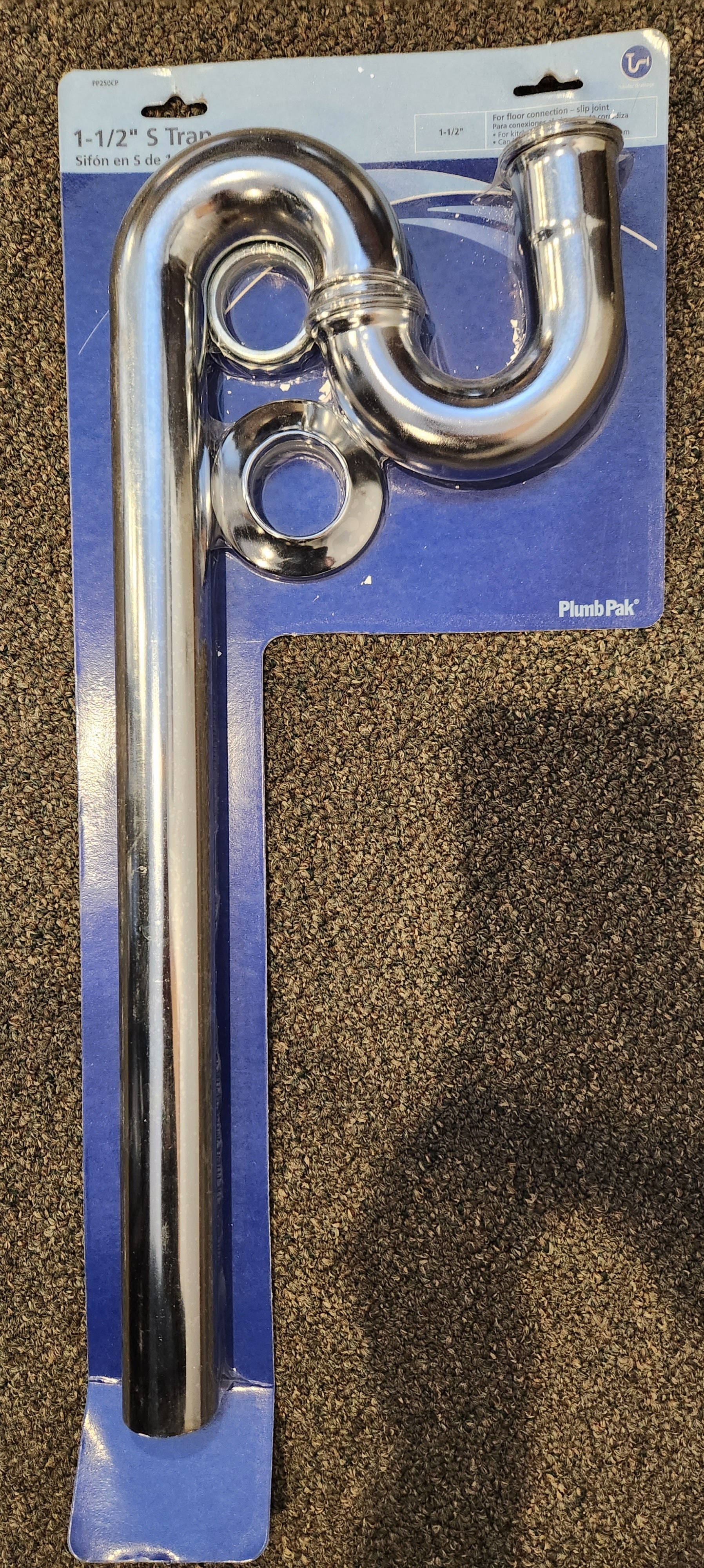 Plumb Pak PP250CP 1 1/2 By 1 1/2 Inch 22 Gauge S Trap