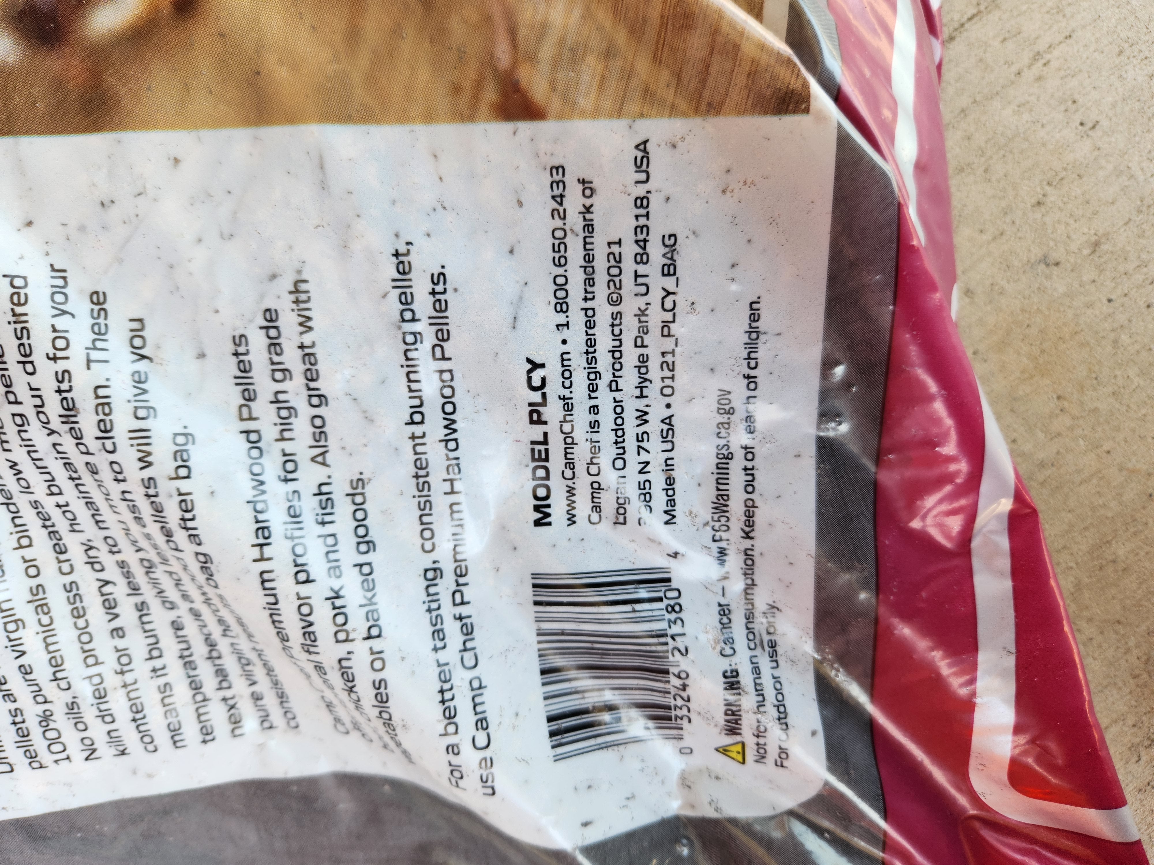 Camp Chef PREMIUM HARDWOOD PELLETS Cherry