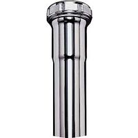 Plumb Pak PP12-12CP Pipe Extension Tube, 1-1/4 in, 12 in L, Slip-Joint, Brass, Chrome