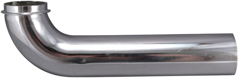 Plumb Pak PP4CP Tube with Flange, 1-1/2 in, 7 in L, 22 Ga Wall Thickness, Chrome Plated, x 7"