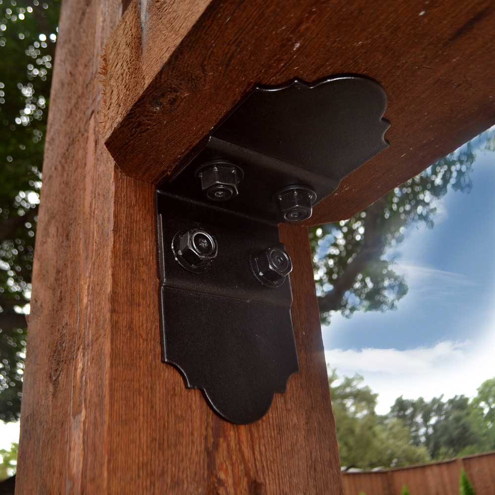 OZCO -- 6″ Flush Inside 90 Plate Connector (2PK)