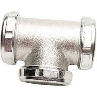 Plumb Pak PP136 Tube Tee, 1-1/2 in, Brass