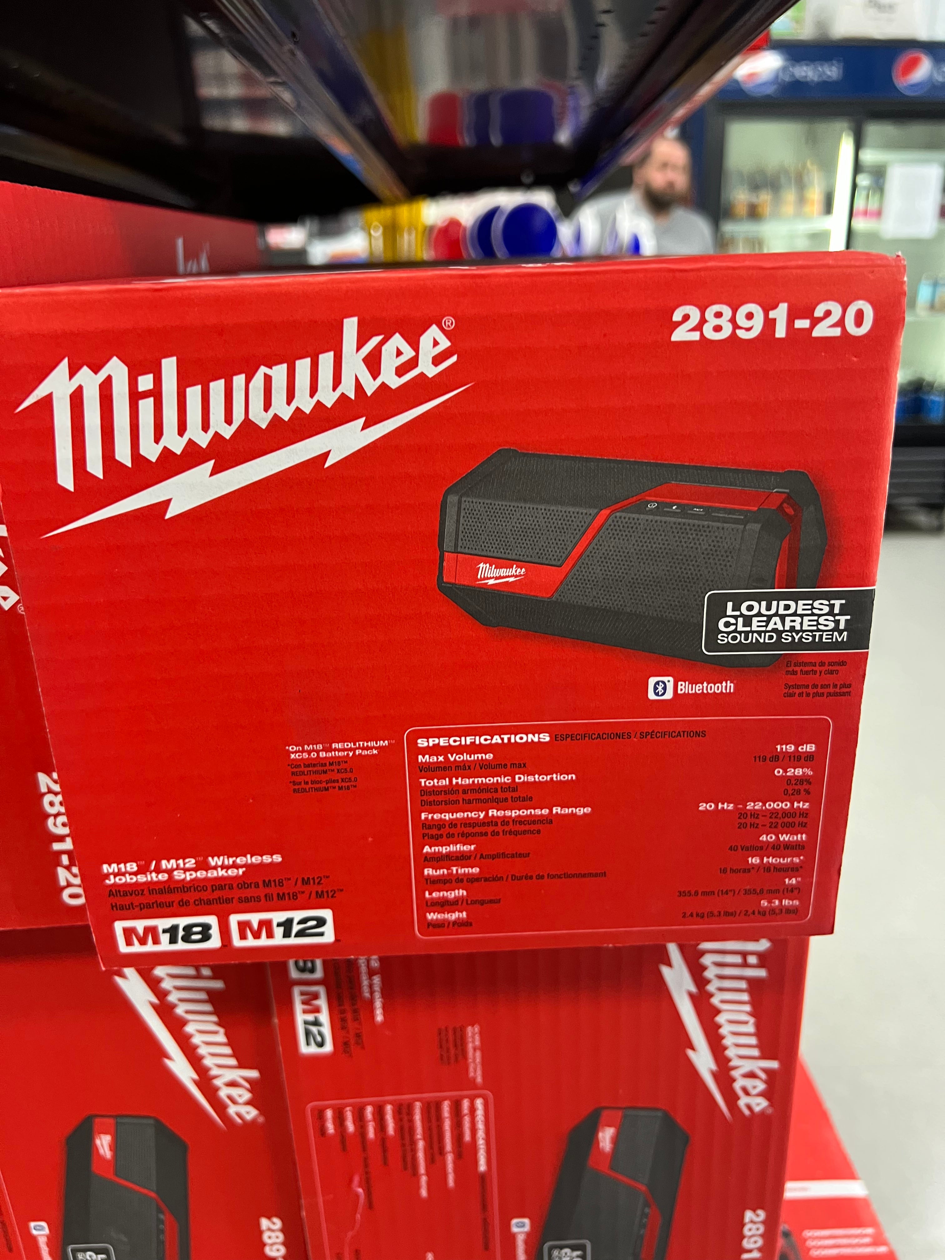 Milwaukee Bluetooth Speaker -- 2891-20