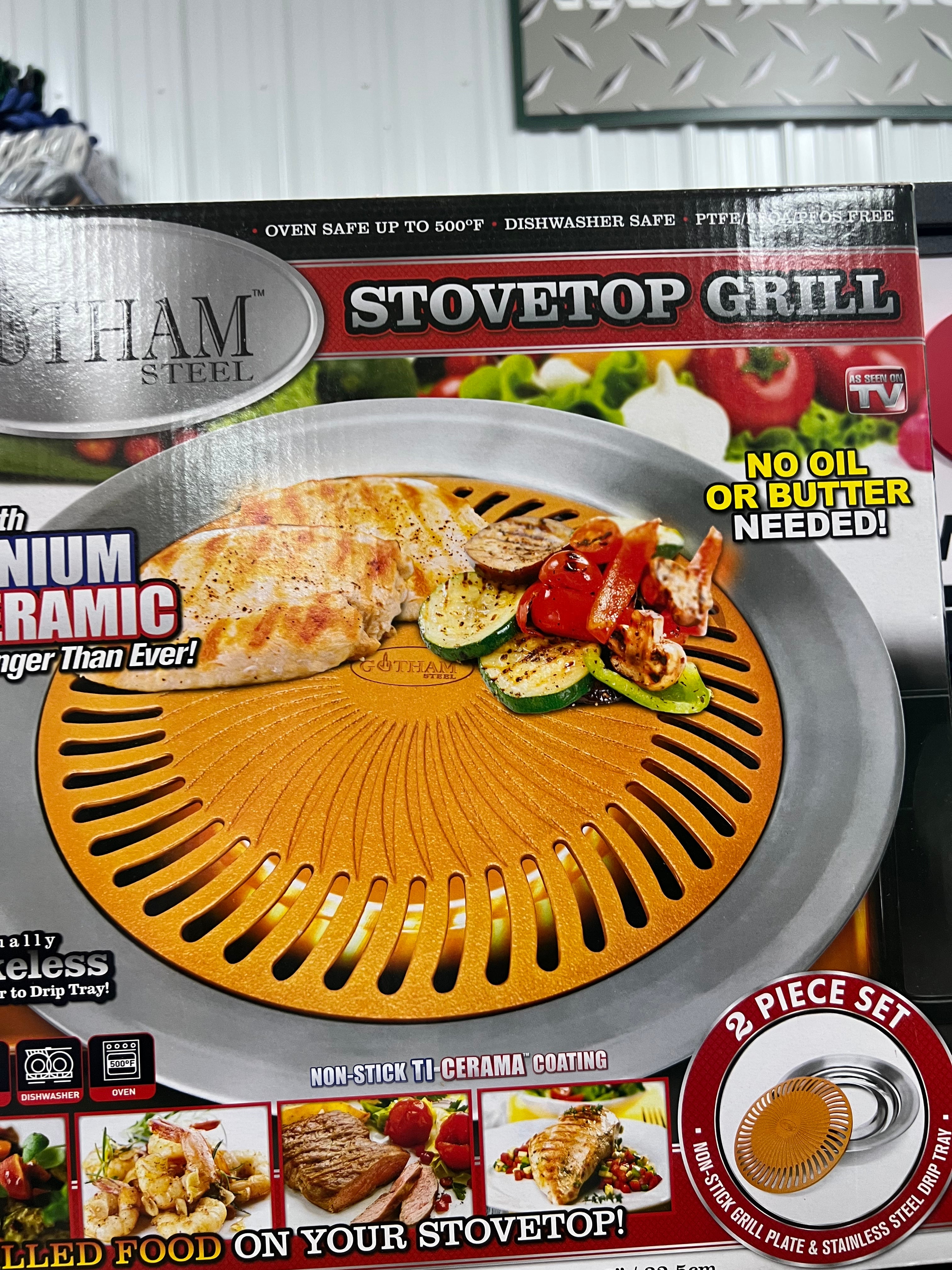 Gotham Steel Gotham Non-Stick Dishwasher Safe Grill Grid Mat