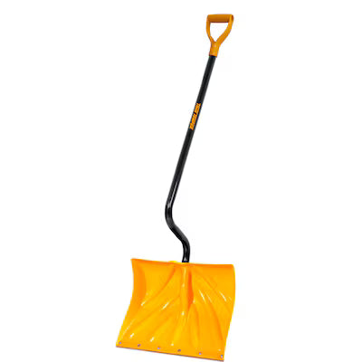 True Temper® 1603072 Snow Shovel, 18 in W, Poly Blade