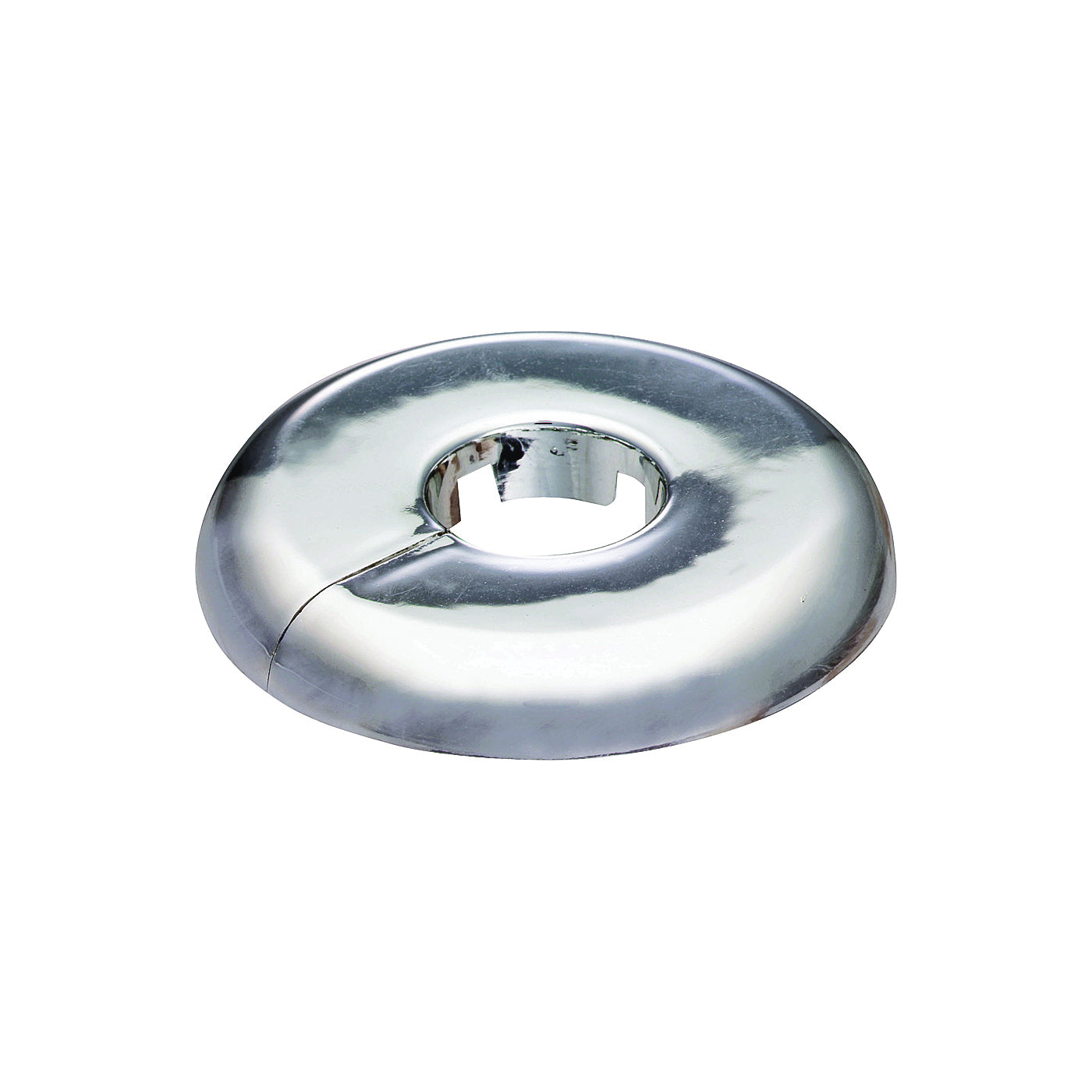 Plumb Pak PP811-34 Floor and Ceiling Plate, 3-1/2 in OD, For: 3/4 in Copper Pipes, Plastic, Chrome