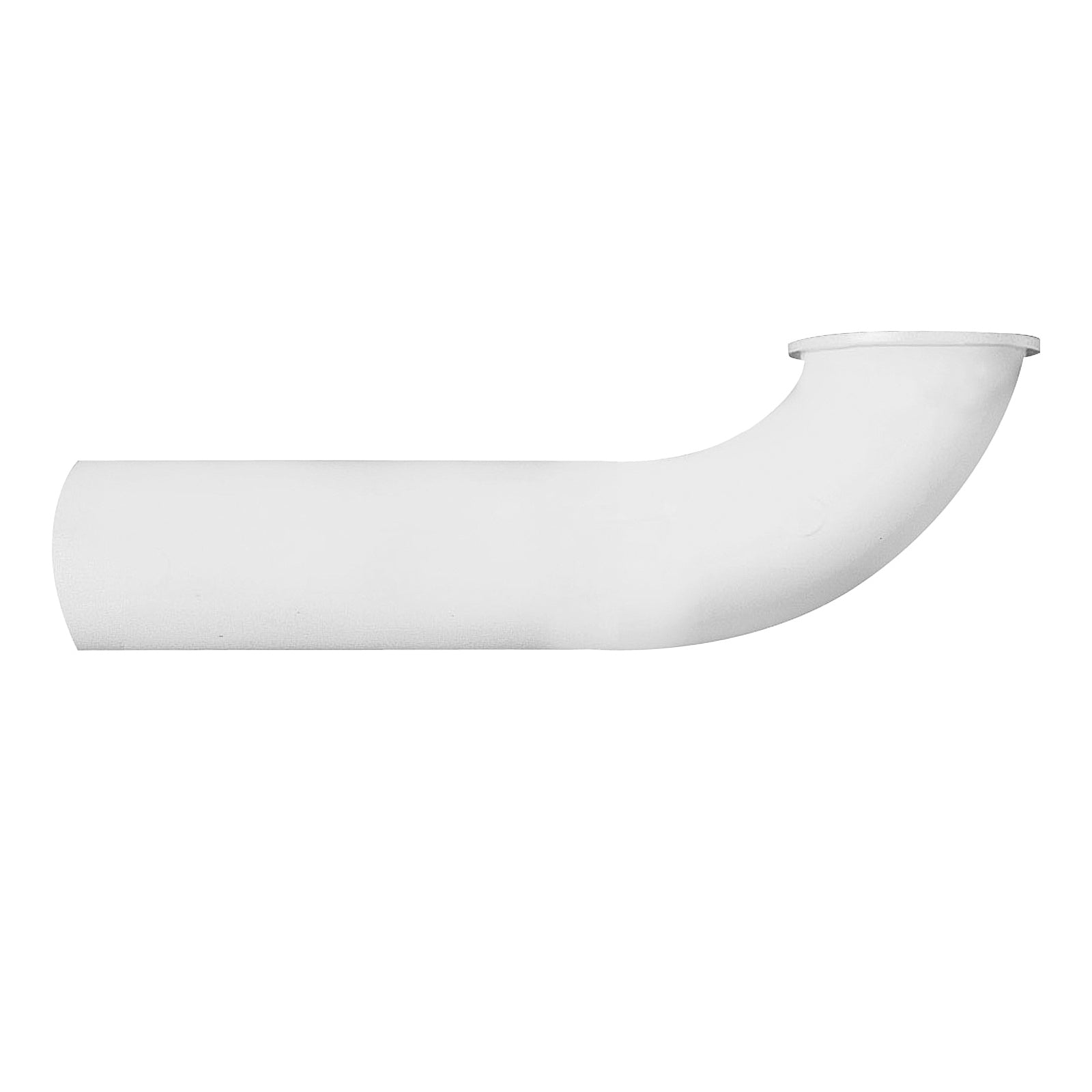 Plumb Pak PP66-15W Wall Tube, 1-1/4 in, 7 in L, Slip-Joint, Plastic, White