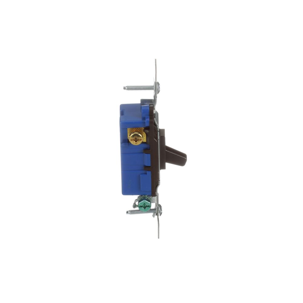 Eaton Brown Quiet Toggle Wall Light Switch 3-WAY 15A 120V Bulk 1303-7B