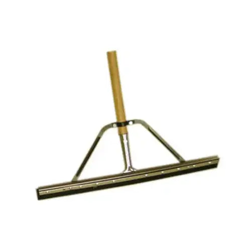 QUICKIE Floor Squeegee: Single-Blade, Includes Handle, Tapered, Not Threaded Thread, 24 in Blade Wd