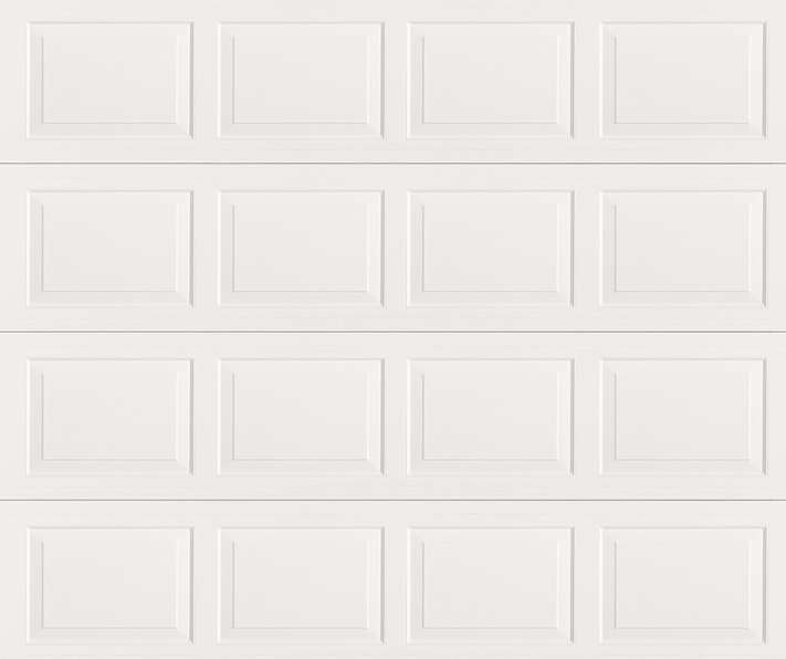 Raynor 9' x 10' Commercial BMK, Insulated, Regular Headroom, Short Raised, White -- Door #191B
