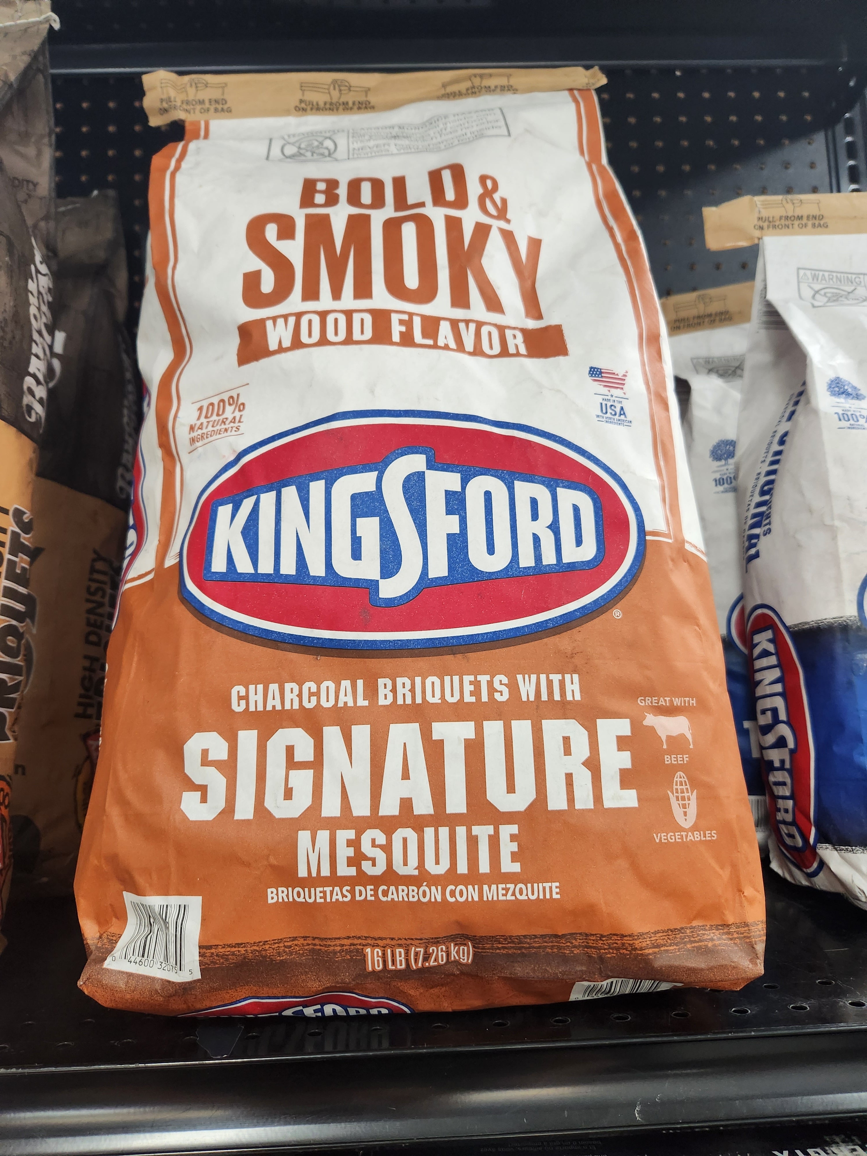 Kingsford Charcoal Bold & Smoky Wood Flavor (Signature Mesquite) - 16lb bag