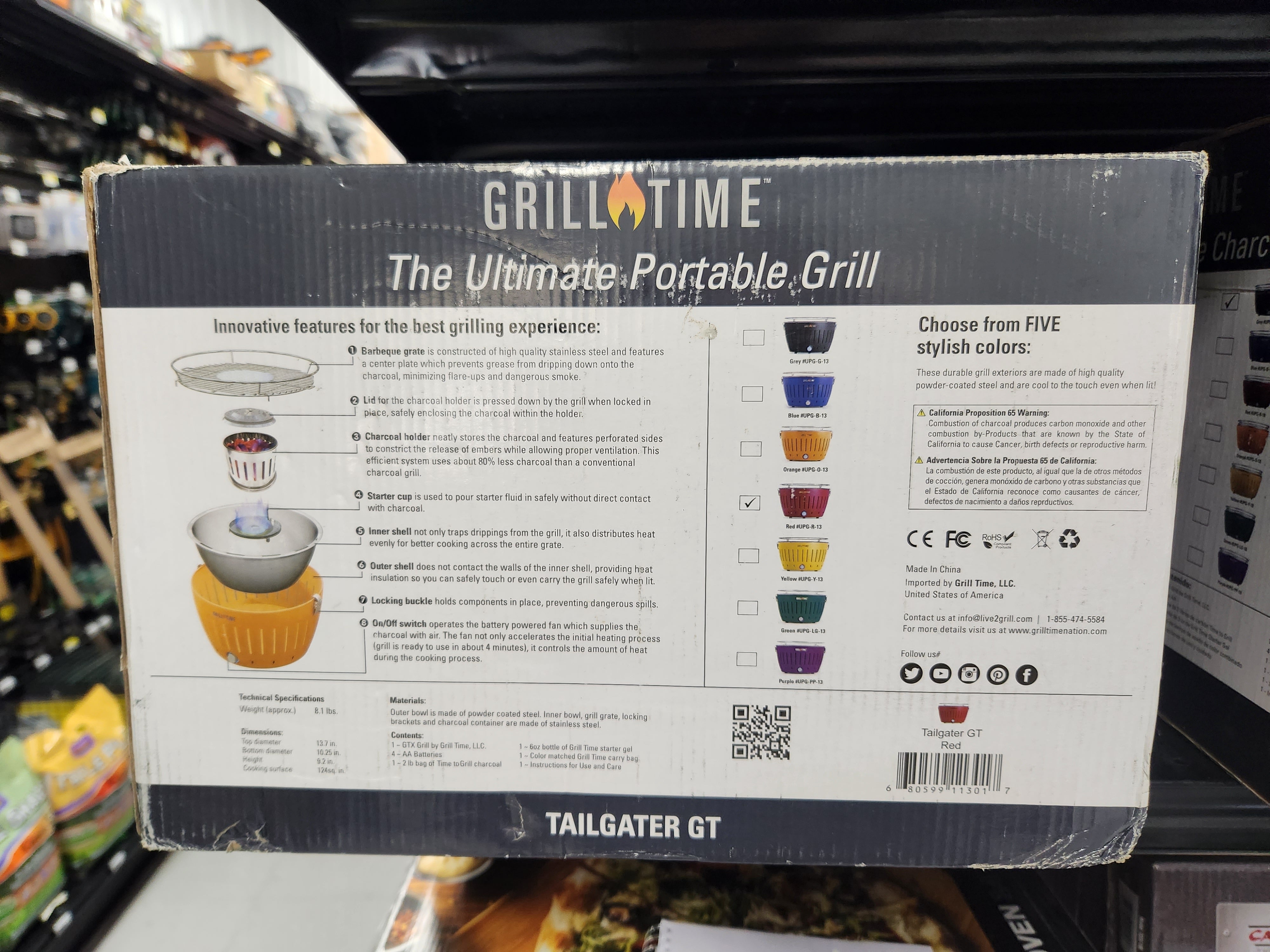 Grill Time The Ultimate Portable Grill