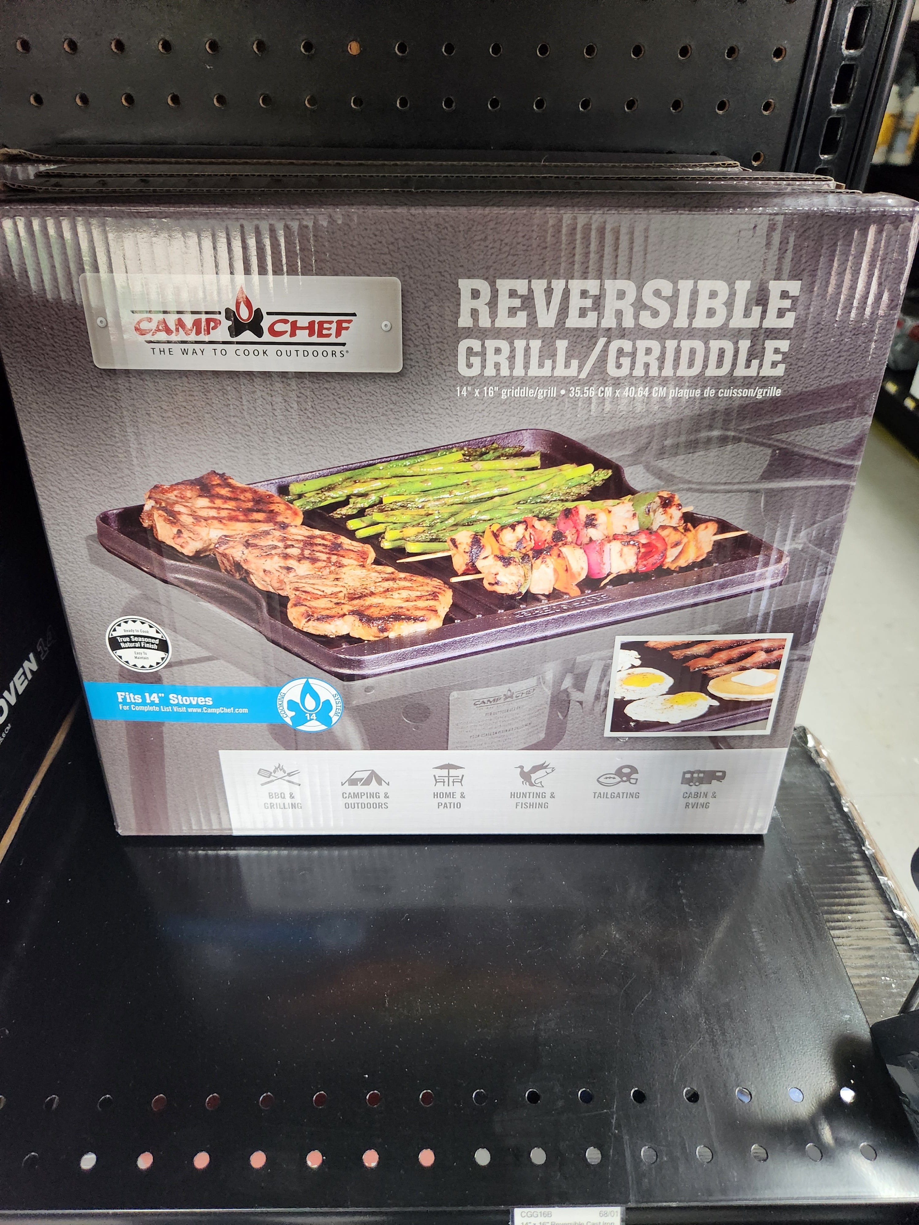 Camp Chef Reversible Grill/Griddle 14x16" griddle/grill