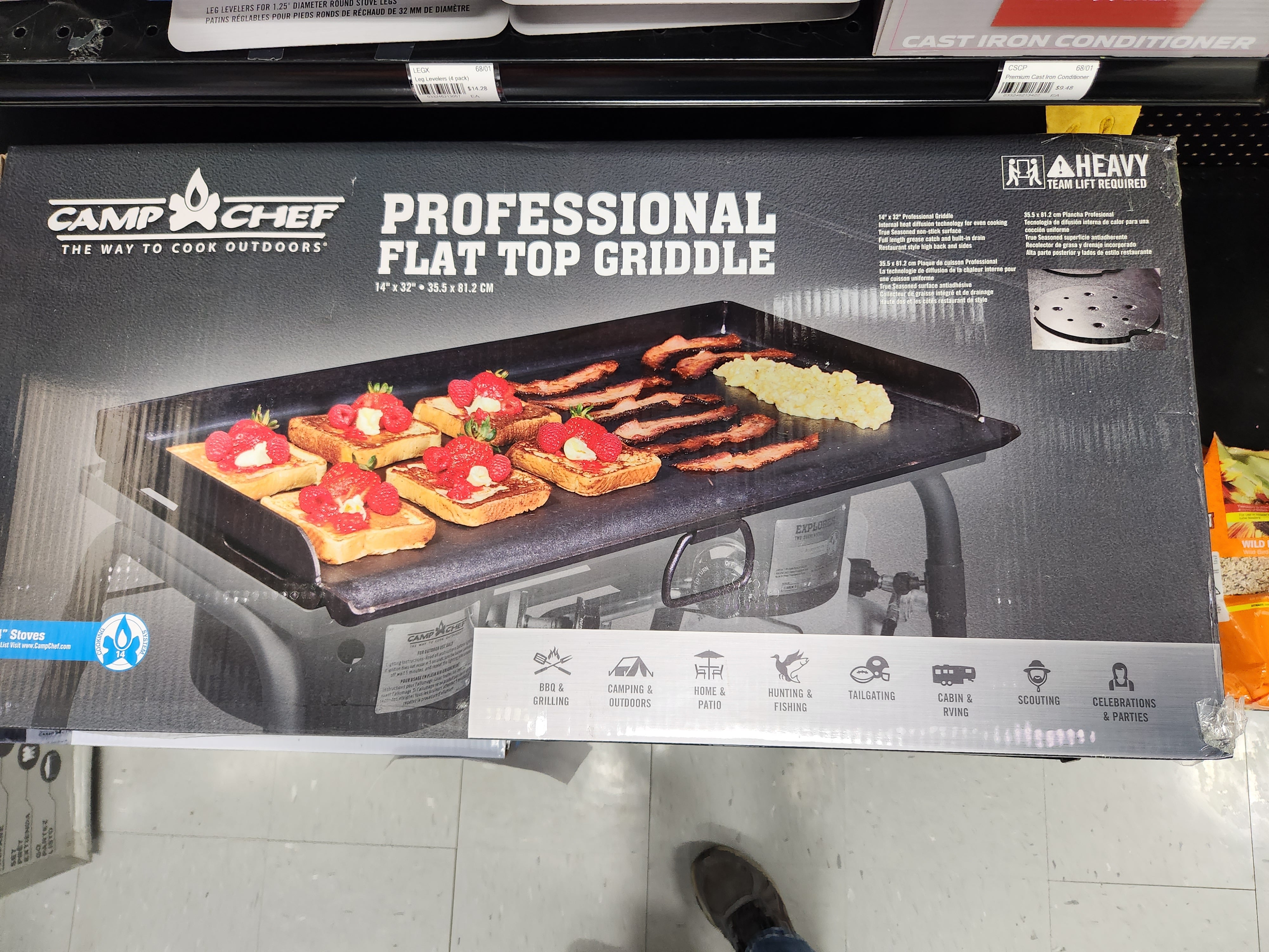 Camp Chef Professional Flat Top Griddle 14" x 32"