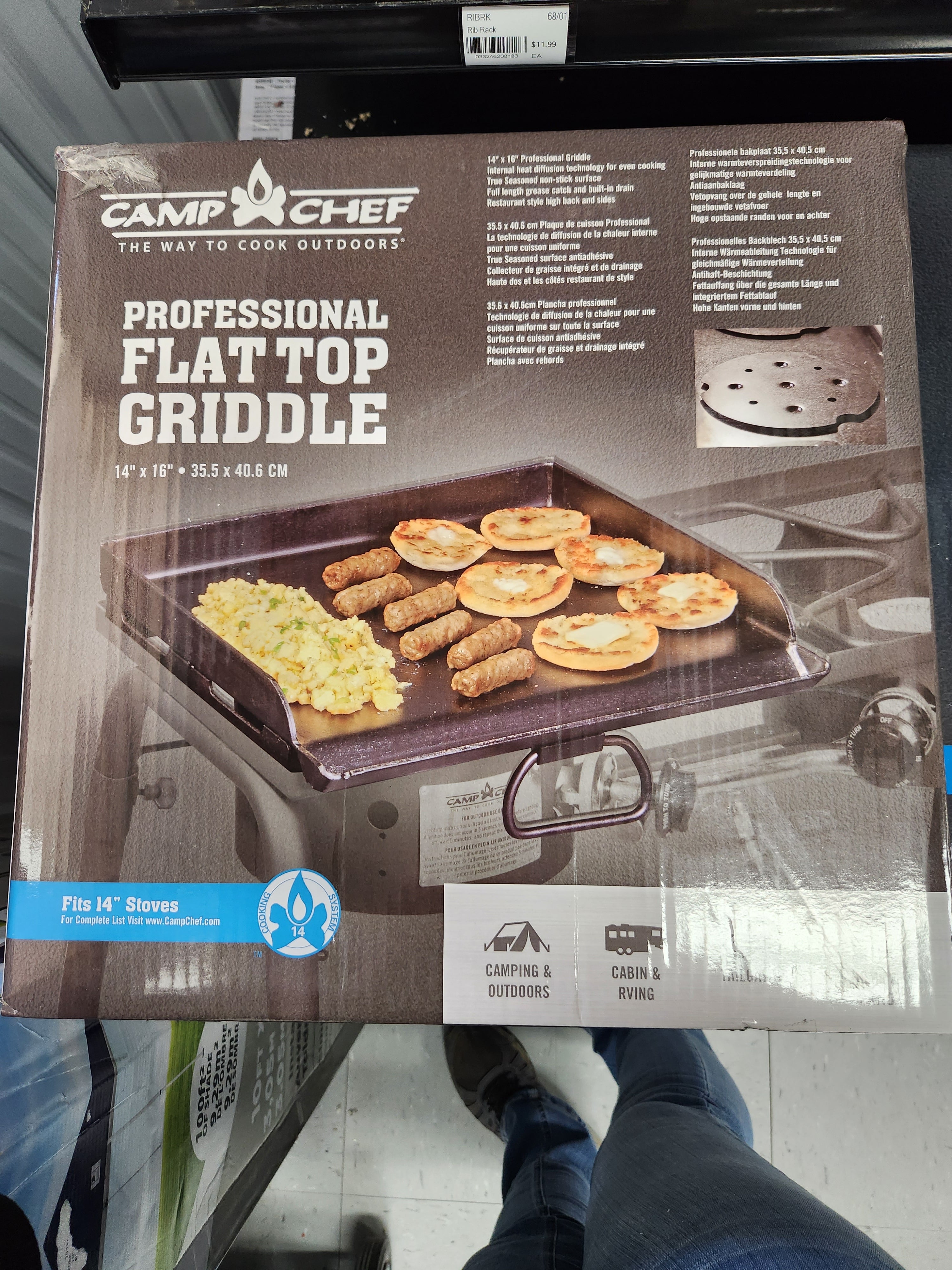Camp Chef Professional Flat Top Griddle 14" x 16"