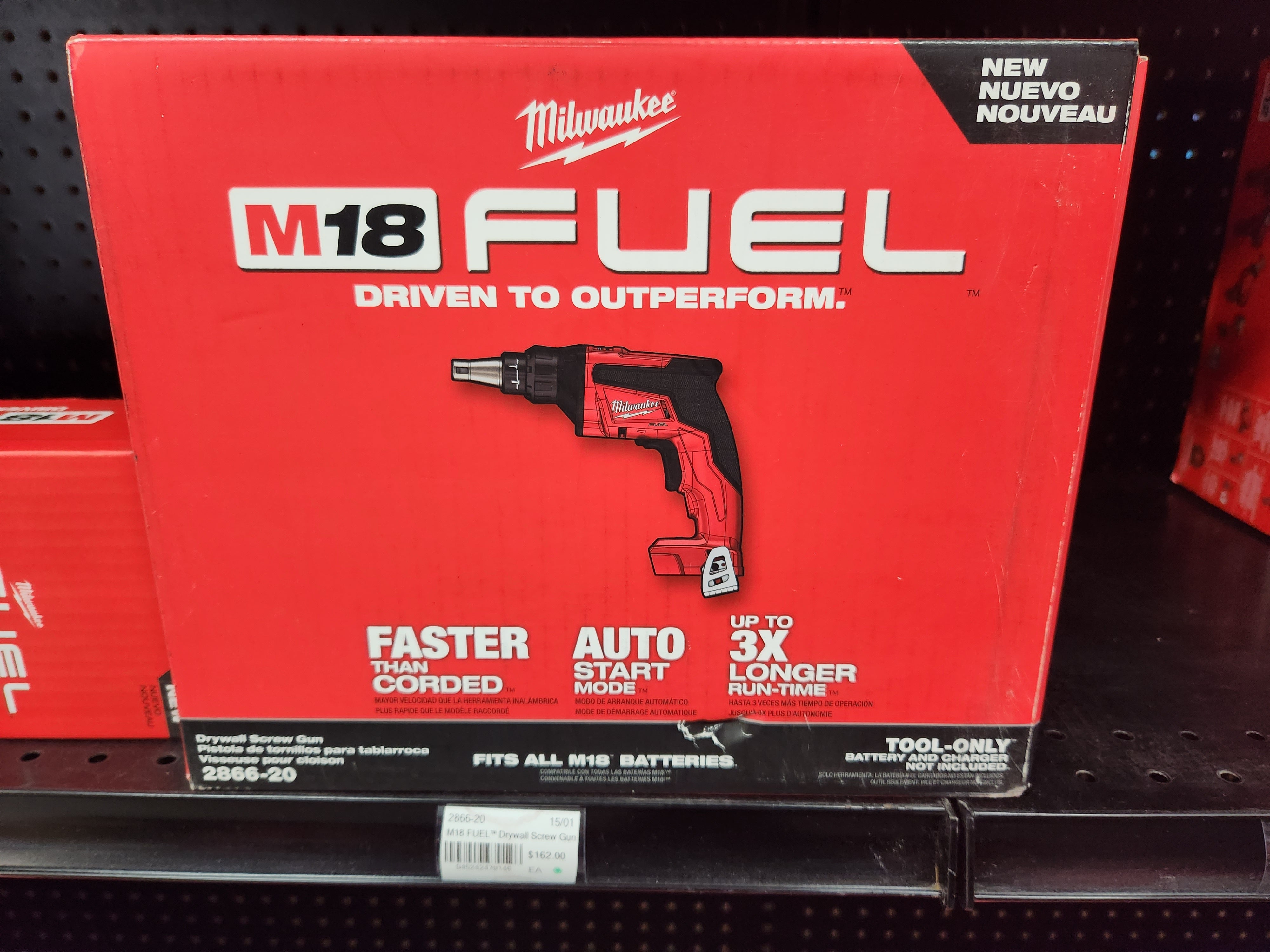 Milwaukee M18 FUEL™ Drywall Screw Gun (Tool Only) 2866-20