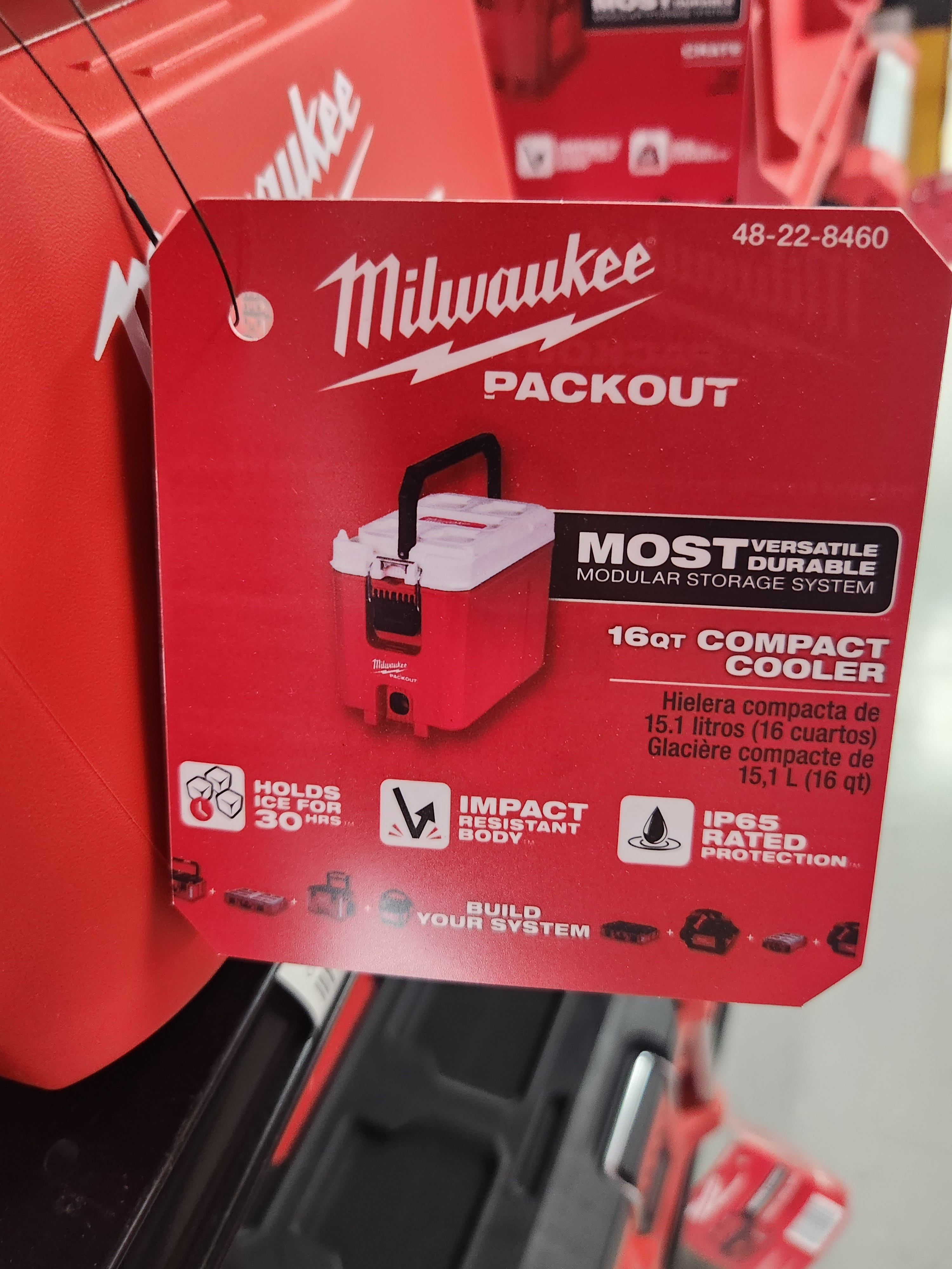 Milwaukee PACKOUT™ 16QT Compact Cooler 48-22-8460
