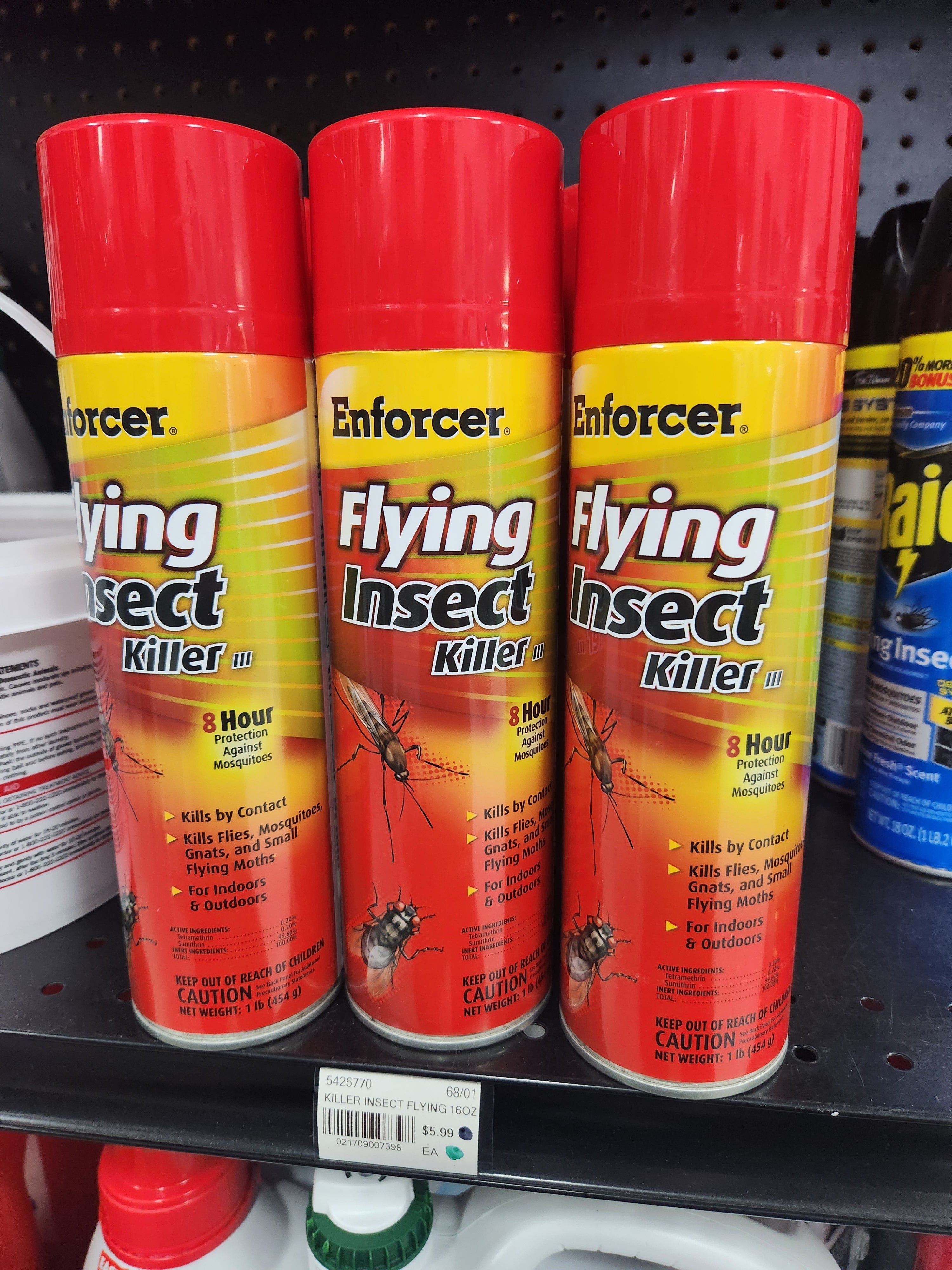 ENFORCER FLYING INSECT KILLER AEROSOL - 16 OZ.