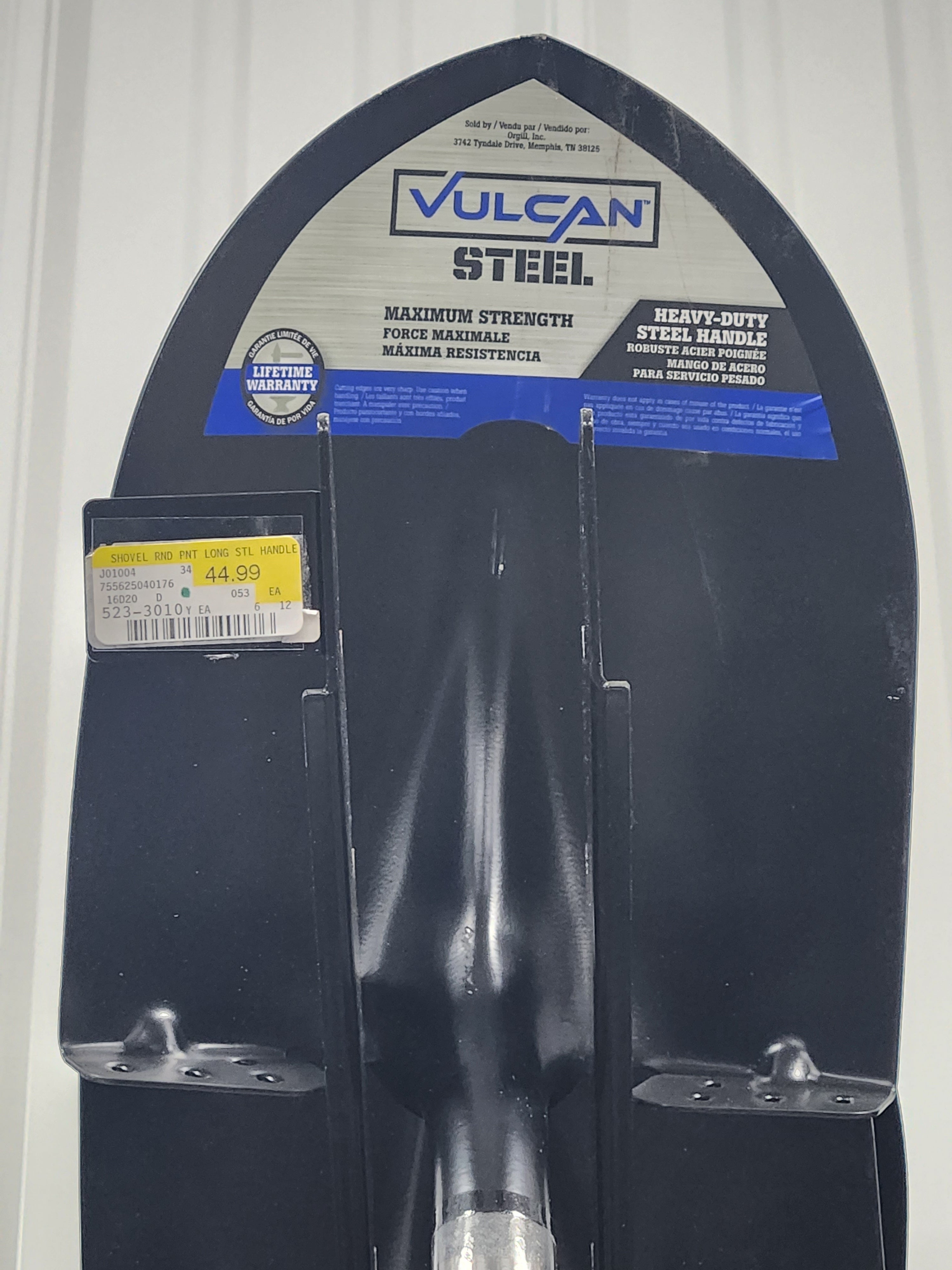 Vulcan 34701 Shovel, Steel Handle, 48 in L Handle