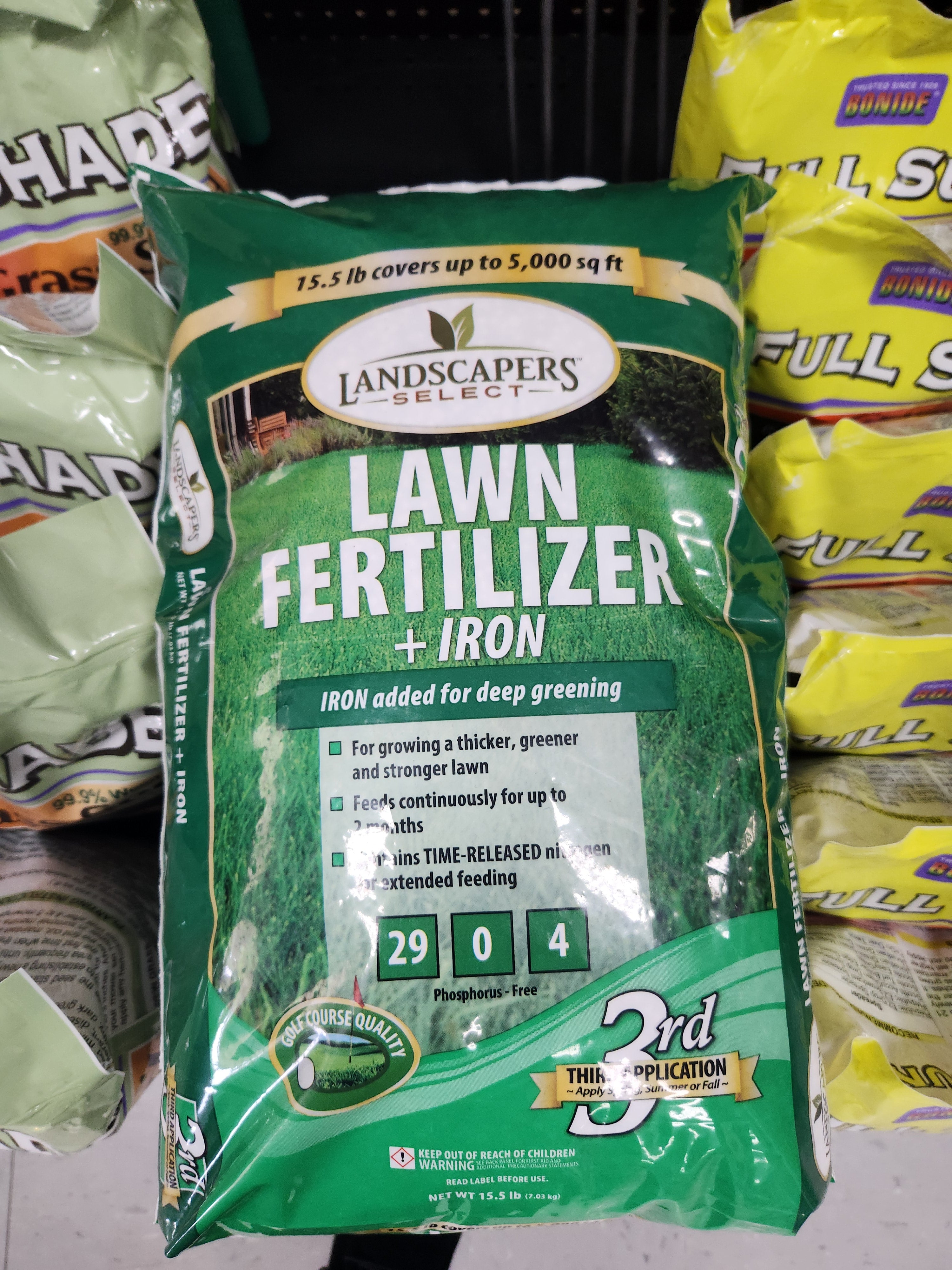 Landscapers Select 902737 Lawn Fertilizer, 15.5 lb Bag