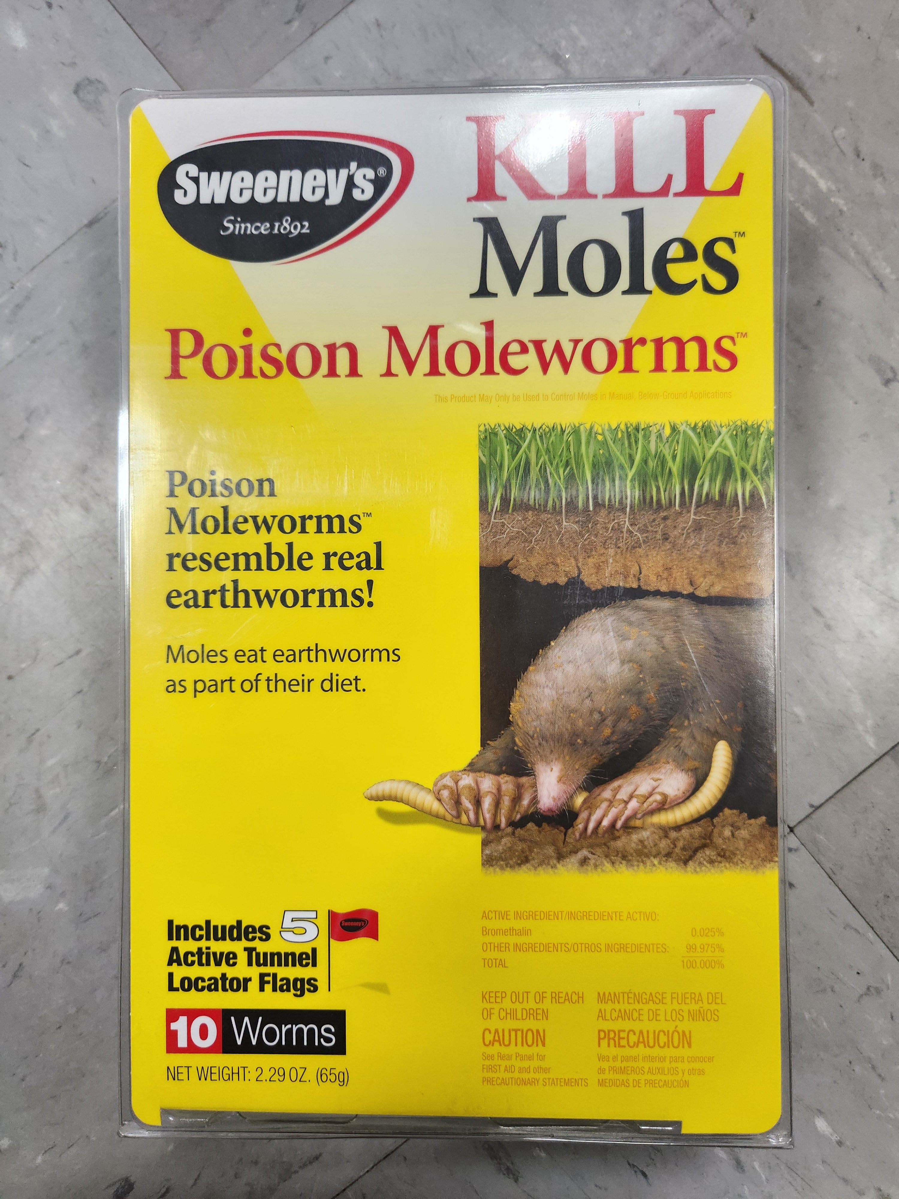 Sweeney's S6009 Poison Mole Worm, Solid