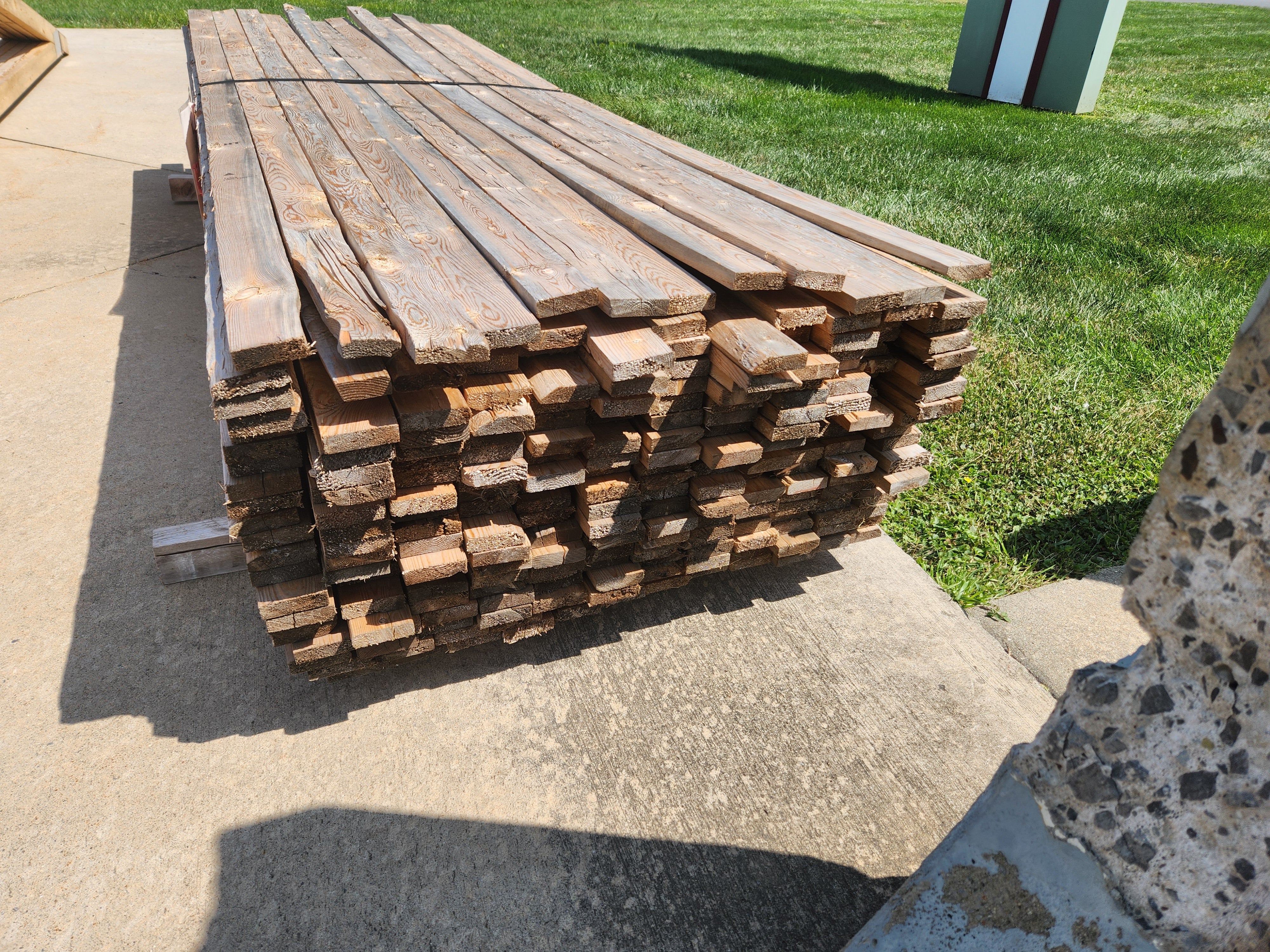 Bundles of Wood 1x3x8