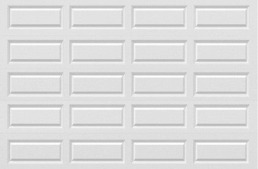 Raynor 16x8 RANCH White, Long Panel, Insulated, No Windows, 15R - Door #313