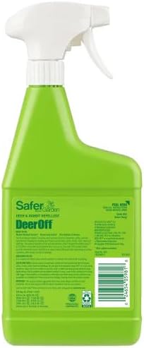 Safer Garden Deer Off - Deer & Rabbit Rep. Spray -32fl oz -- 5981