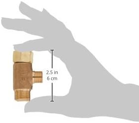 Plumb Pak PP2037LF Add-A-Tee, 3/8" x 3/8" x 1/4", Rough Brass