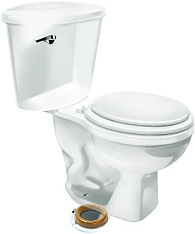 Fluidmaster 7510 Standard Wax Toilet Bowl Ring for 3-Inch and 4-Inch Waste Lines, Tan