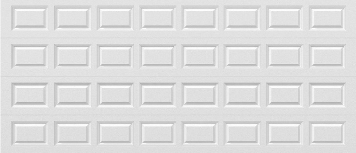 CHI 16'x7' 2251 Insulated, Short Raised, Insulated, NO Windows, White, TOR, LHR Track -- Door #345