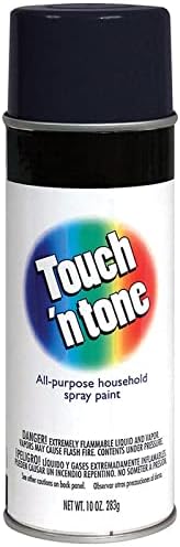 Touch N Tone Rust-Oleum Spray Paint 55289830, 10 oz, Semi-Gloss Black