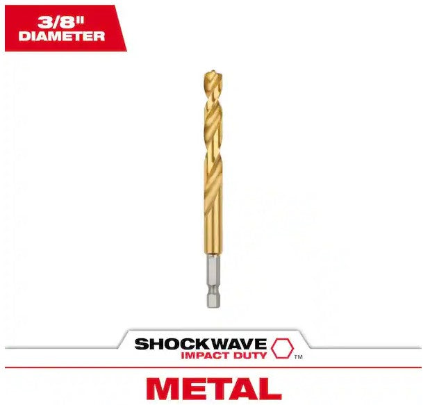 Milwaukee Impact Duty RED HELIX Titanium Drill Bits