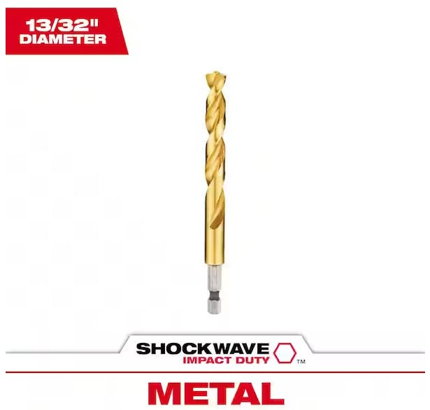 Milwaukee Impact Duty RED HELIX Titanium Drill Bits