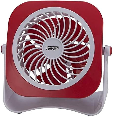 Power Zone 4"Dual Powered Table Fan - 8020257