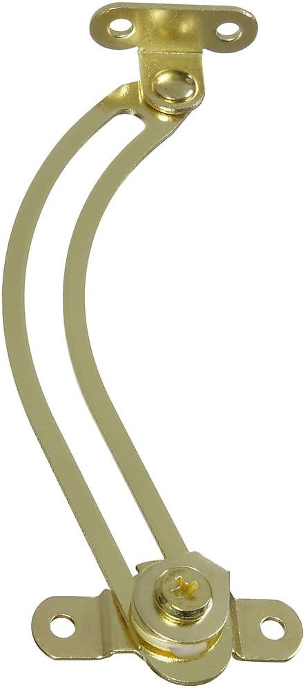 Stanley Hardware S800-445 CD444 RH Friction Lid Support in Bright Brass