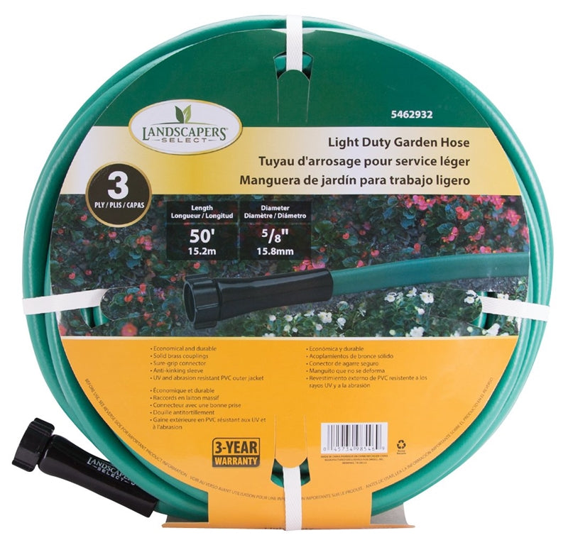 Landscapers Select Light Duty Garden Hose 5/8" -- 50Ft