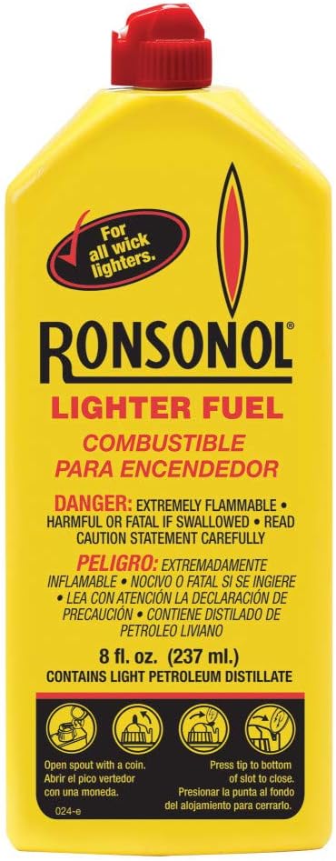 Ronson 8 ounce Ronsonol Lighter Fuel -- 024-F