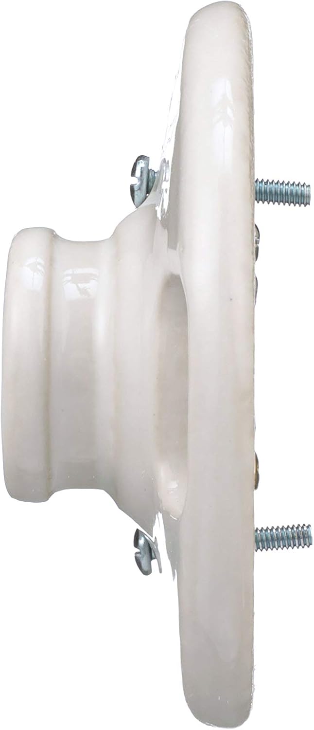 EATON Wiring 604-SP 660-Watt 250-volt Medium Base Ceiling Receptacle Lamp Holder, Porcelain, White