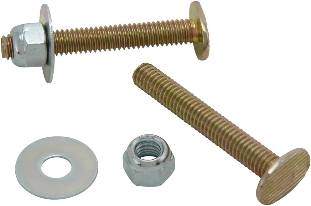 Plumb Pak PP835-17 Plumb Pak Toilet Bolt Set, 5/16-20"/2-1/4", Brass/Chrome