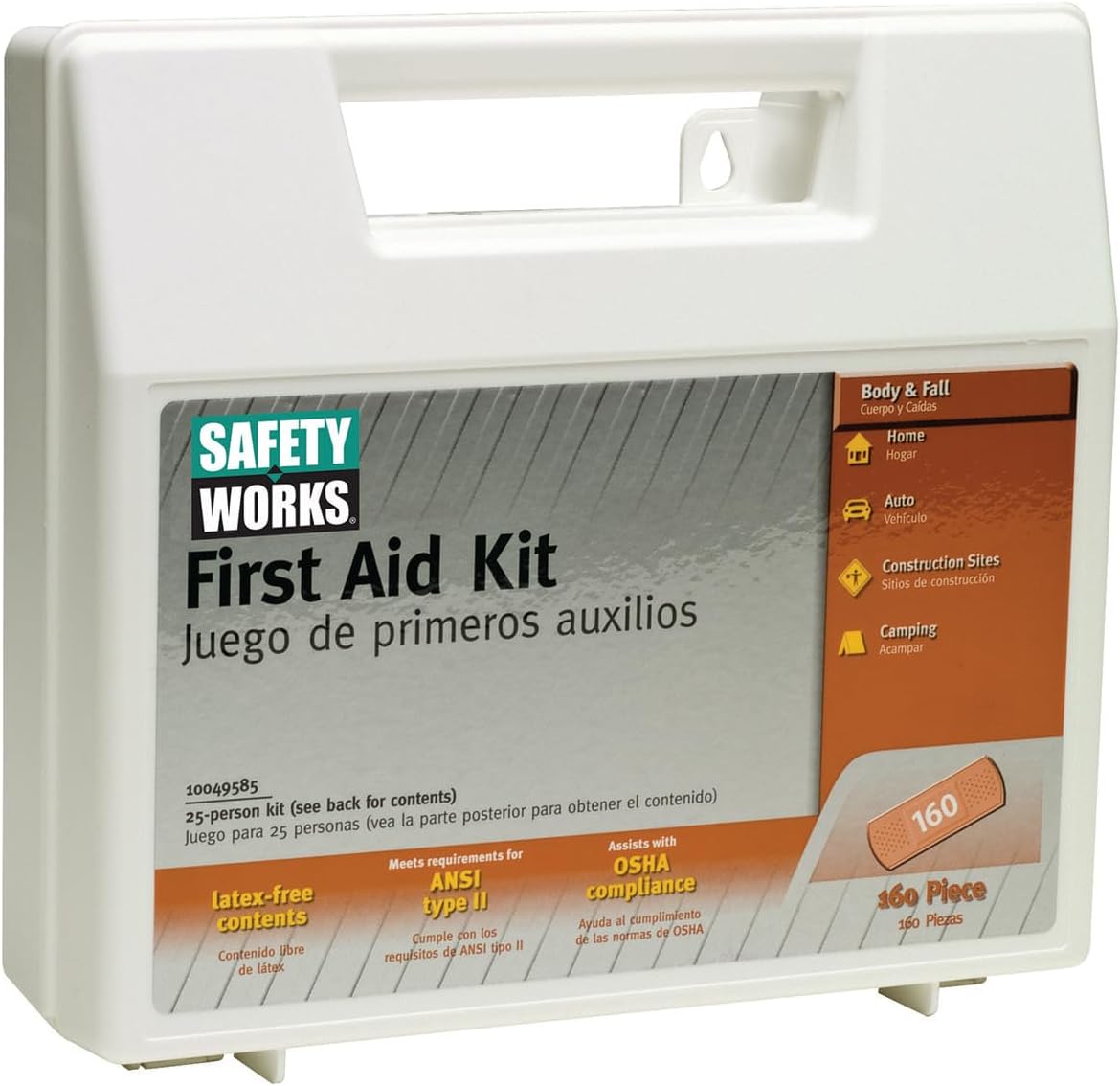 Safety Works First Aid Kit 160 Piece #10049585