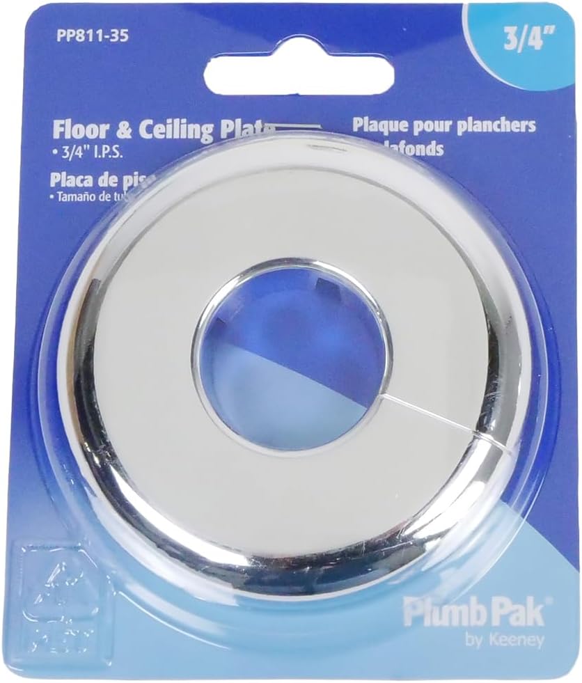 Plumb Pak PP811-35 Floor & Ceiling Plate, Chrome