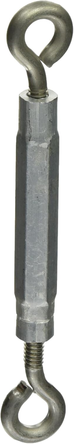 National Hardware N221-838 2171 Eye/Eye Turnbuckles - Stainless Steel in Stainless Steel, 1/4" x 7-1/2"